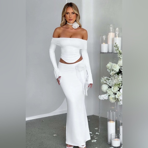 Babyboo Dresses & Skirts - BNWT - Deema Maxi Skirt in Ivory